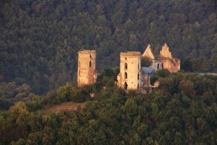 Cascada Dzhurinsky și castelul de chervonogorod (scufundări - obiective turistice, ce să vezi, interesant