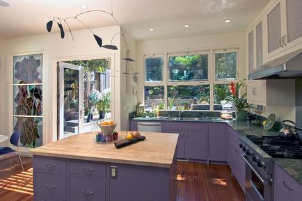 Purple Kitchen 10 poze frumoasa bucatarie in nuante violet