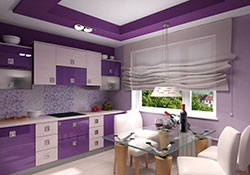 Фіолетова кухня 10 фото красиві кухні в фіолетових відтінках