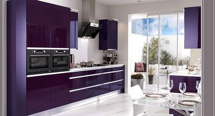 Purple Kitchen 10 poze frumoasa bucatarie in nuante violet