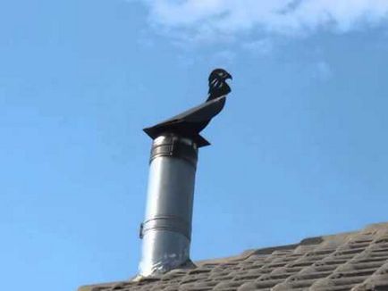Флюгер на дах будинку
