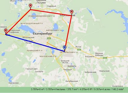 Google maps допоможе виміряти площа території