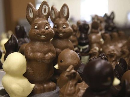 Hogyan lehet a csokoládé húsvéti nyulakat Németországban