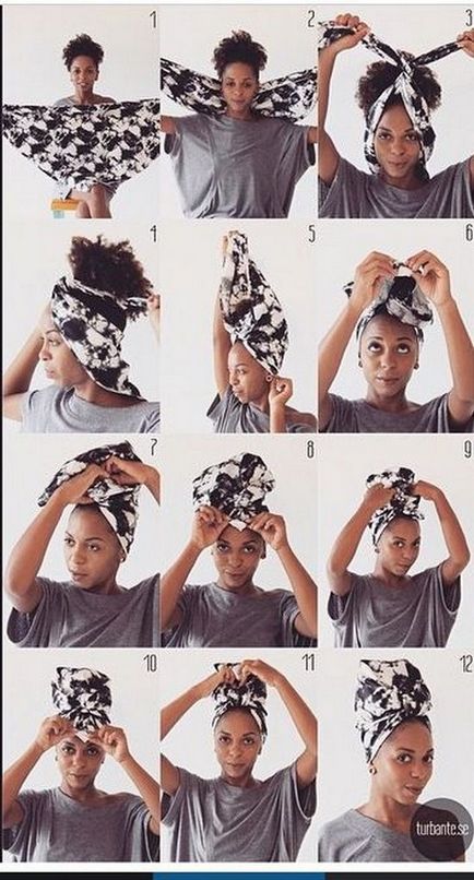 Як красиво зав'язати шарф на голові, ls