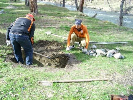 Як зробити баню в похідних умовах, зроби сам