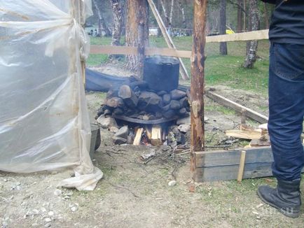 Як зробити баню в похідних умовах, зроби сам