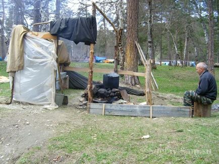 Як зробити баню в похідних умовах, зроби сам