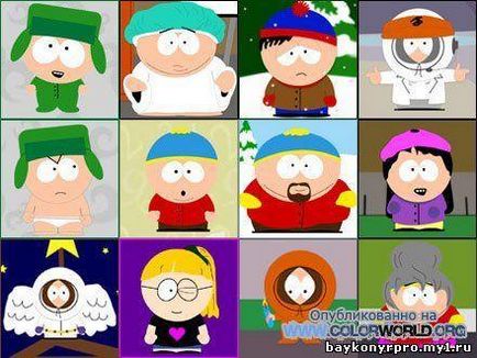 Mi a neve a főszereplők - South Park