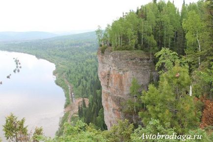 Камінь ветлан на річці вишера, автобродяга