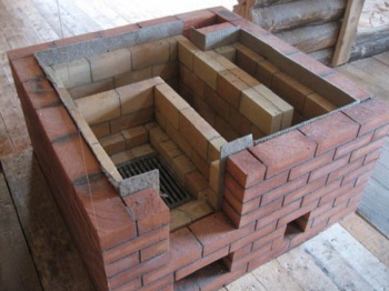 Brick cuptor pentru casa - zidarie scheme