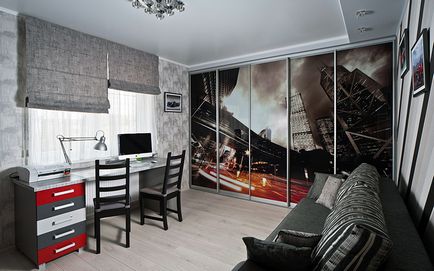 O cameră pentru idei de design interior pentru băieți, o selecție de mobilier