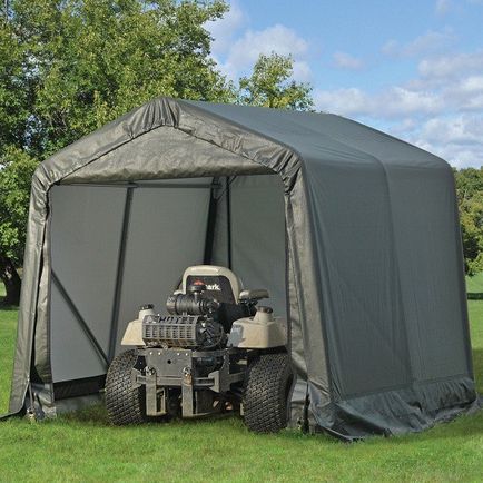 Kompakt és kényelmes garázs sátor - biztonságos menedéket nevetséges áron, sdelai Garazh