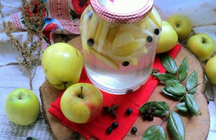 Компот з яблук на зиму прості рецепти з фото крок за кроком