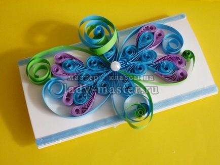 Plic pentru bani în tehnica quilling, clasa master cu fotografie, pas cu pas