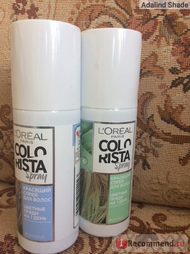 hajfesték L'Oréal colorista spray festék 1 nap hajat - „csak egy puff, különösen,