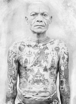 Thai tatuaje de cultura magie