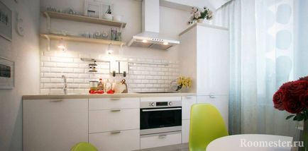 Кухня без верхніх шаф - ідеї зберігання, фото