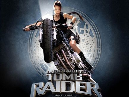 Lara Croft Tomb Raider (2001, SUA, Germania) - din nou jolie, dar deja pe yamaha trx850