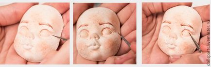 Майсторски клас рисувани кукла лице - честни майстори - ръчна изработка, ръчно изработени