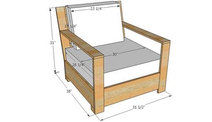 Меблі для дачі креслення, ідеї, інструкції для початківців