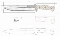 Aruncarea cuțitelor desene - o țintă și un aruncător de pregătire