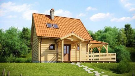 Nem nagy, de kényelmes és otthonos ház - fotók, rajzok, felülvizsgálat (könnyű) Nem nagy, de kényelmes és otthonos ház - fotók, rajzok, felülvizsgálat