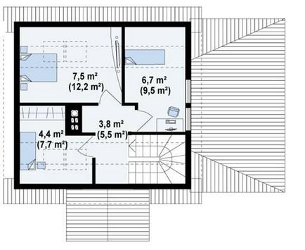 Nem nagy, de kényelmes és otthonos ház - fotók, rajzok, felülvizsgálat (Ez az oka) Nem nagy, de kényelmes és otthonos ház - fotók, rajzok, felülvizsgálat