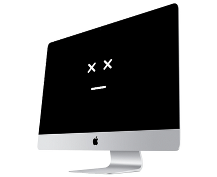 Nem benne, hogy nem működik iMac, iMac lóg fehér (fekete) képernyő