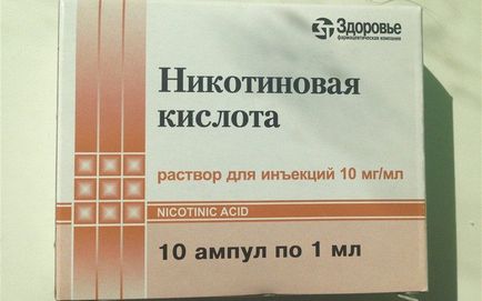 Acid nicotinic pentru injecții cu osteocondroză, tablete, dozare
