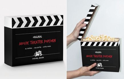 Prezentare generală a ambalajului creativ pentru popcorn