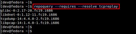 O modalitate de a testa dependența unui pachet rpm fără a fi instalată este în centos și fedora
