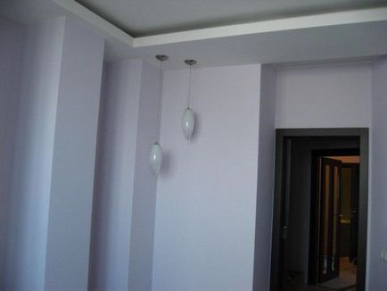 Colorarea tavanului și a pereților, tehnologia de pictura cu propriile mâini, fotografie și - afaceri ușoare