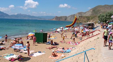 Ordzhonikidze Crimeea atracții plaje, dig