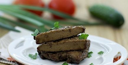 Coapsele din ficat (carne de vită, pui) - rețete cu fotografii