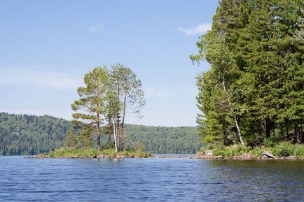 Lacul Tiberkul din regiunea Krasnoyarsk, minunile naturii