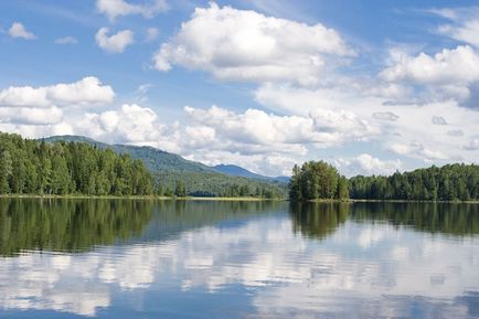 Озеро Тіберкуль в красноярському краї, чудеса природи