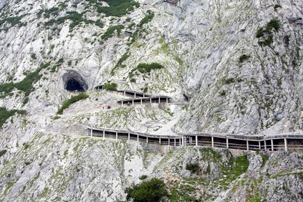 Eisriesenwelt barlang Ausztriában a világon a jég óriások