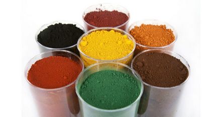 Pigment pentru beton prin mâinile proprii