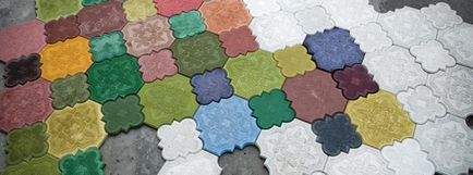 Pigment pentru beton prin mâinile proprii