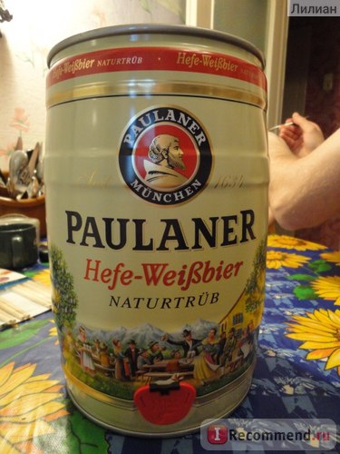 Пиво paulaner hefe-weissbier - «якість справжнього німецького пива», відгуки покупців