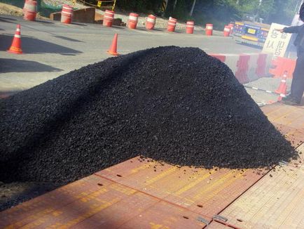 Densitatea consumului de beton asfalt și compoziția materialului