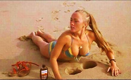 Beach fotografii sacrificare sacrificare a turiștilor, care pot fi găsite pe orice plajă, prima femeie