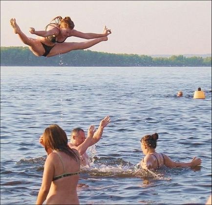 Beach fotografii sacrificare sacrificare a turiștilor, care pot fi găsite pe orice plajă, prima femeie