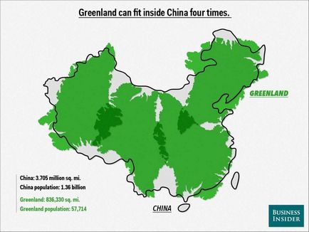 Чому гренландія така велика