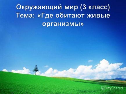 Презентація на тему як ви думаєте де на землі можна зустріти живі організми що необхідно для