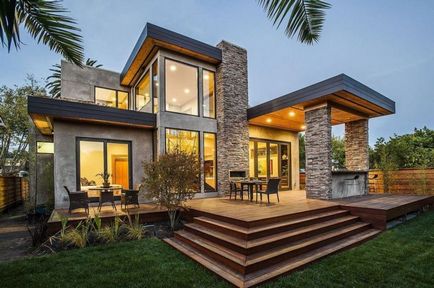 Projektek szép házak modern házak, gyönyörű fotók