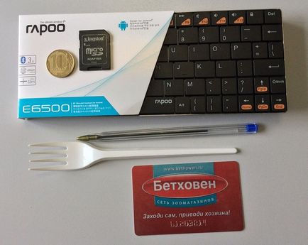 Rapoo e6500 tastatură bluetooth compactă