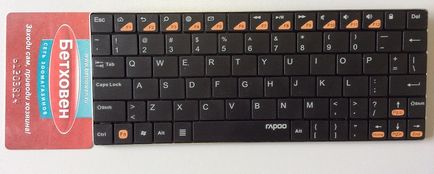 Rapoo e6500 tastatură bluetooth compactă