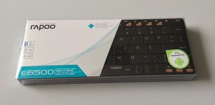 Rapoo e6500 компактна bluetooth клавіатура