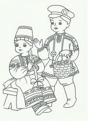 Culoarea costumului folcloric rusesc 1